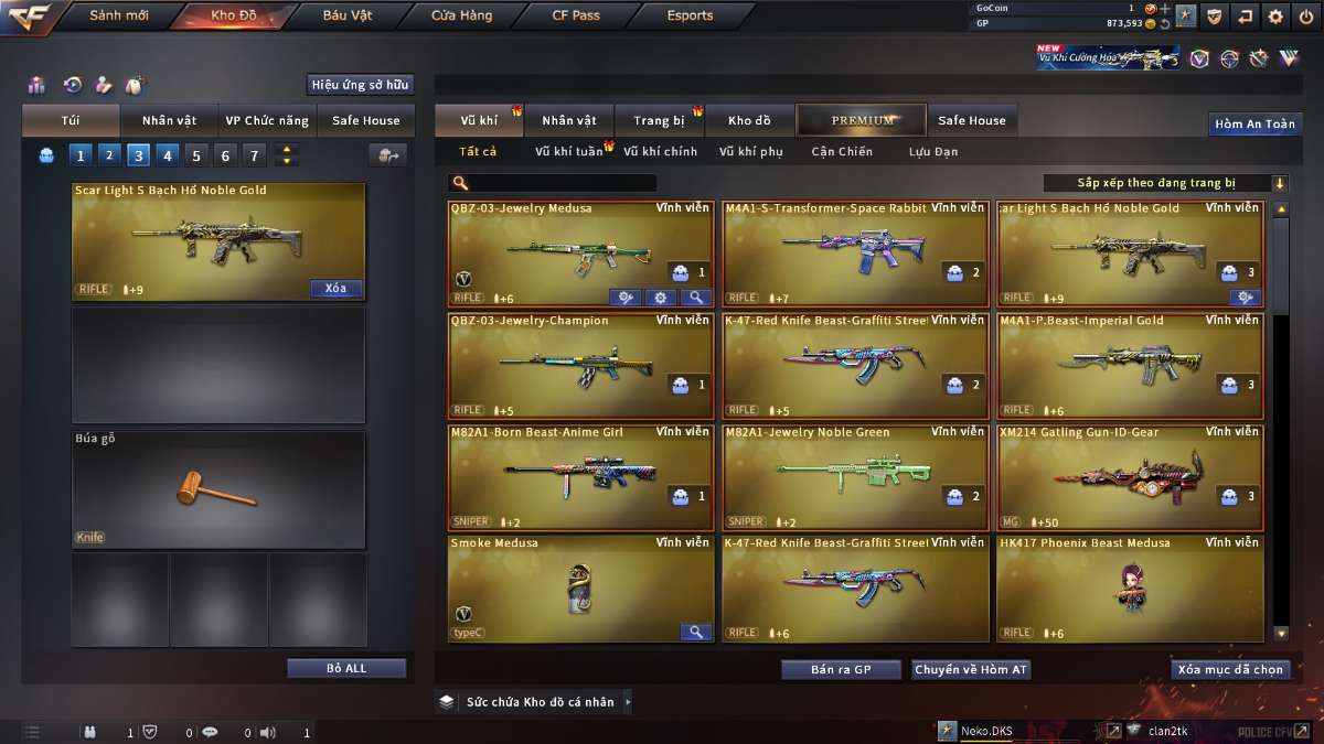 shop acc cf uy tin gia re